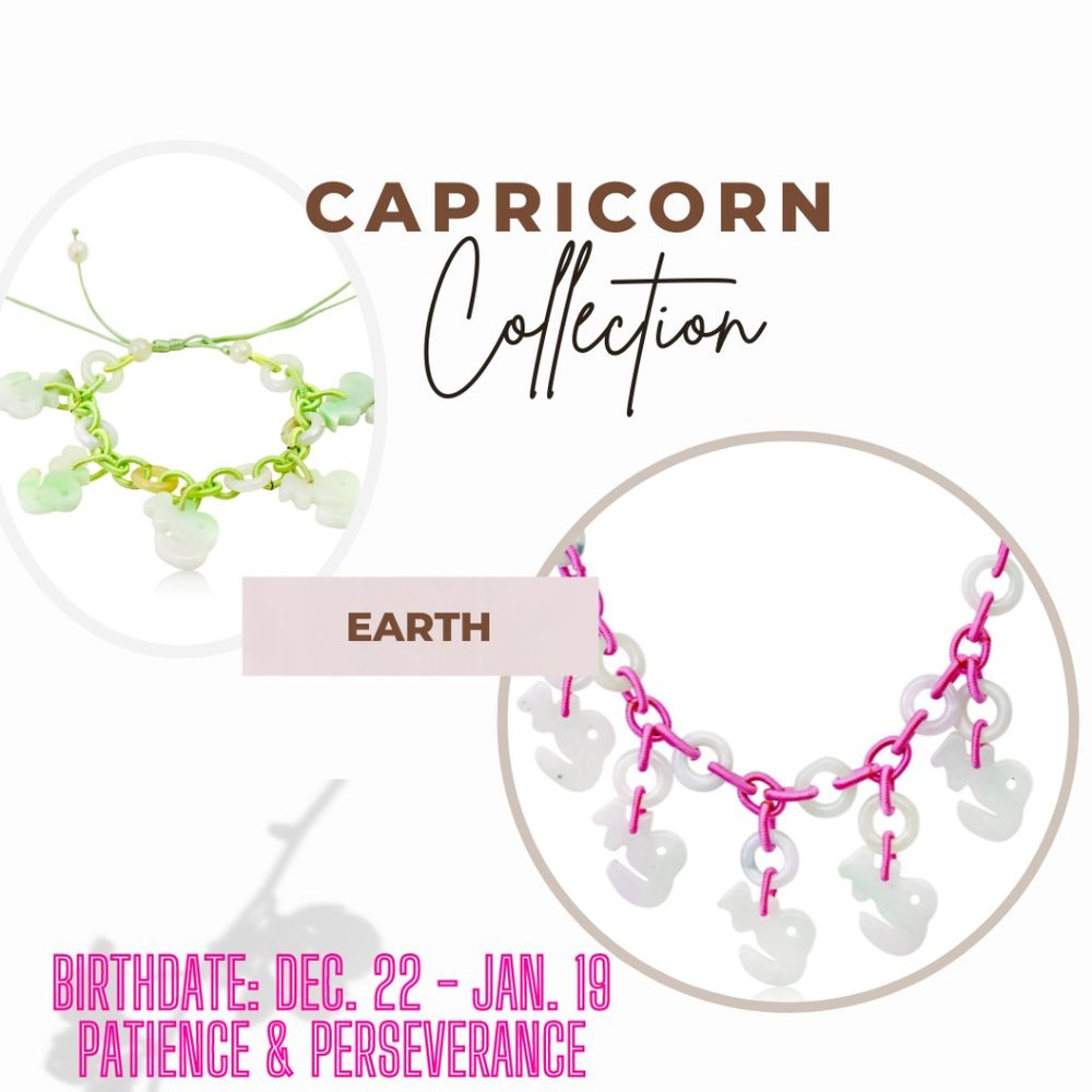 Capricorn Astrology Handmade Jade Bracelet